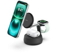 Belkin Qi2 Fitness tracker, Casques, Smartphone, Smartwatch Noir USB Recharge sans fil Charge rapide Intérieure