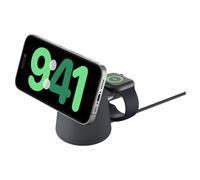 Station de recharge sans fil 2-en-1 Belkin avec MagSafe 15 W Noir