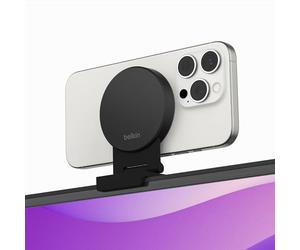 Belkin Support pour iPhone avec MagSafe pour Apple TV 4K - MacBook, iPhone 14, iPhone 13, etc. - Transformez l'iPhone en webcam, compatible avec MacBook Pro, Air, iPhone 15, iPhone 14, iPhone 13, etc.