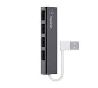 Belkin Ultra-Slim Travel - Hub - 4 x USB 2.0 - Ordinateur de bureau