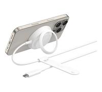BELKIN UltraCharge 25w Qi2 Pad with kickstand White
