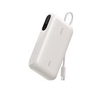Belkin UltraCharge Batterie Externe 10K avec Câble USB-C Et Écran - Beige