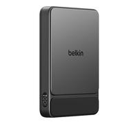 Belkin UltraCharge Batterie Externe, Chargeur Portable Magnétique Fine, 10 000 mAh, Câble USB-C Inclus, Recharge Rapide Qi2 25 W, pour iPhone, AirPods, Galaxy, Pixel, iPad, MacBook Air - Noir