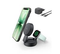 Belkin UltraCharge Pro Station De Recharge sans Fil 2-en-1, 25 W - Noir