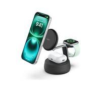 Belkin UltraCharge Pro support de chargement sans fil - 3-en-1, Qi2 - + adaptateur secteur - 25 Watt
