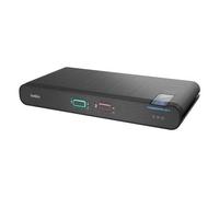 Belkin Universal Secure Dual-Head - 2ème génération - commutateur écran-clavier-souris/audio - 2 x KVM / audio - 1 utilisateur local - de bureau - Conformité TAA