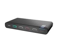 Belkin Universal Secure Single-Head - Commutateur écran-clavier-souris/audio - 4 x KVM / audio - 1 utilisateur local - de bureau