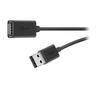 Belkin USB 2.0 A M/F 1.8m câble USB 1,8 m USB A Noir