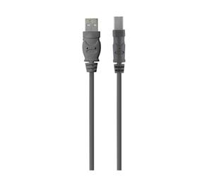 Belkin USB 2.0 A - USB 2.0 B, 4.8m câble USB 4,8 m USB A USB B Gris