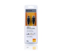Belkin USB 2.0 Rallonge 3M Ordinateur Noir