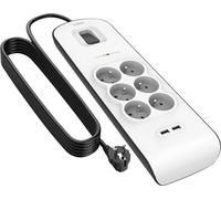 Belkin USB Charging 6-outlet BSV604ca2M White 2 m