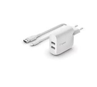 Belkin WCD001VF1MWH chargeur d'appareils mobiles Universel Blanc Secteur Intérieure