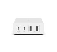 BOOST CHARGE GaN - Adaptateur secteur - 108 Watt - 4 connecteurs de sortie (2 x USB, 2 x USB-C) - blanc