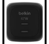 BoostCharge Pro - Adaptateur secteur - GaN - 67 Watt - Fast Charge, PD 3.1/PPS - 2 connecteurs de sortie (2 x USB-C) - noir