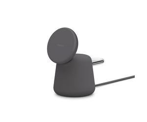 Belkin WIZ020VFH36 chargeur d'appareils mobiles Casque, Smartphone, Smartwatch Charbon de bois USB Recharge sans fil Charge rapide Intérieure