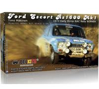 Belkits Ford Escort Mk1 RS1600 Timo Makinen & Liddon Rally Car Model Kit 1:24 006
