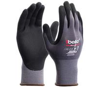 Belko MechX Lot de 12 paires de gants de travail de protection EN388 Taille M
