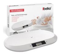 Belko® Pèse-bébé Plat Numérique Jusqu'à 20 kg - Balance d'Allaitement et Pèse-animal