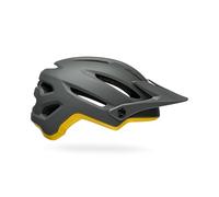Bell 4Forty Clffhgr Ce Casque VTT Tout-Terrain - Float Fit, Sweat Guide, Visière Réglable, Coque Rigide Intégrale, Confort et Protection pour Sentiers - Couleur : Grey/Yellow, Taille : S