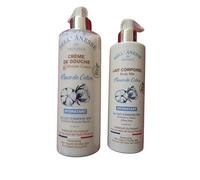 Bell' Ânesse en Provence Crème de Douche et Lait Corporel Fleur de Coton, Hydratant, Lait d'Ânesse Bio