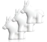 Bell Ânesse Provence Savon en Forme d’Ânesse au Lait d’Ânesse Bio - Nettoyant Doux & Hydratant - Peaux Sensibles - Lot de 3 - Made in France