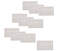 Bell Ânesse Provence Savon Rectangulaire au Lait d’Ânesse Bio - Nettoyant Doux & Hydratant - Peaux Sensibles - Lot de 10