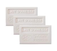 Bell Ânesse Provence Savon Rectangulaire au Lait d’Ânesse Bio - Nettoyant Doux & Hydratant - Peaux Sensibles - Lot de 3