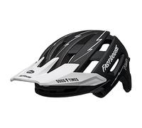 Bell Bike Unisexe - Casque de Cyclisme Super Air Spherical pour Adultes, Noir Mat et Blanc Fasthouse, M