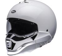 Bell Moto Broozer Duplet Convertible Helmet Blanc 2XL