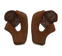 Bell Bullitt Casque Moto Remplacement Coussinets Joue (Marron) - Marron, 25mm