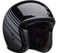 Bell C500 Edge Casque jet, Noir/Argent, Taille M