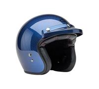 BELL Casque Custom 500 Carbon Steve MCQUEEN LE MANS METALLIC BLUE S ECE6