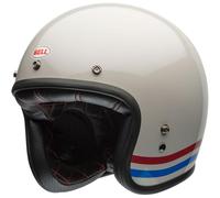 BELL Casque Custom 500 Stripes Pearl Blanc XL ECE6