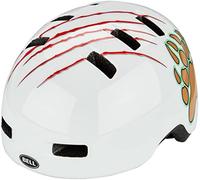 Bell Casque de vélo Unisexe pour Adolescent Lil Ripper - Blanc Brillant - Grizzly - Taille Unique