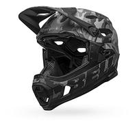 BELL Casque de vélo Unisexe Super DH MIPS MTB Mat/Noir Brillant Taille L 58-62 cm