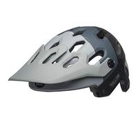 Bell Casque Junior Super 3 Casque Vtt Unisexadult, Matte Downdraft Gris/Gunmetal, M 5559cm