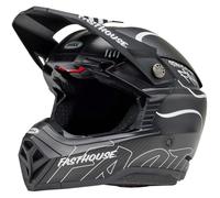 BELL Casque Moto 10 Spherical FASTHOUSE Raven Noir Mat / Blanc M ECE6