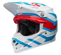BELL Casque moto Moto-9S Flex 22.06 Banshee Gloss White / Red 2024 XL