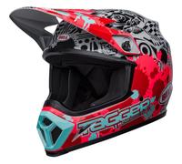 BELL Casque moto MX-9 MIPS Tagger Splatter Bright Red / Gray 2023 L