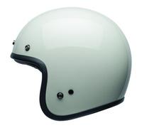 Casque Jet Cafe Racer BELL Custom 500 Vintage Blanc Brillant