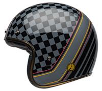 Bell Custom 500 RSD, casque à réaction S Gris/Noir Gris/Noir