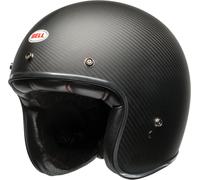 Bell Custom 500 Carbon Solid Casque jet, Carbon matt, Taille XXL (63/64)