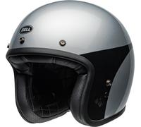 Bell Custom 500 Chassis, casque à réaction XL Argent/Noir Argent/Noir