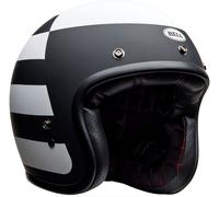 Casque Jet Bell Custom 500 Mat Noir/BlancXL Mat Noir,Blanc