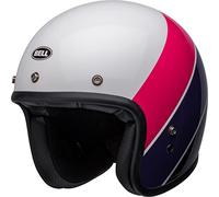 BELL Custom 500 Riff Casque Jet (White/Pink,L (59/60))