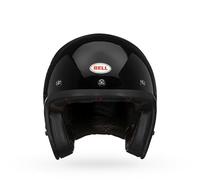 Bell Custom 500 Solid ECE Casque Moto Rétro Inspiré 1954, Forme Ovale, Ajustement Discret, Confort Moderne, Couleur : Black, Taille : 2XL