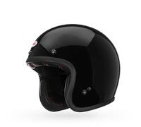 Bell Custom 500 Solid ECE Casque Moto Rétro Inspiré 1954, Forme Ovale, Ajustement Discret, Confort Moderne, Couleur : Black, Taille : XS