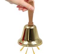 Bell De La Main De Noël - De La Cloche en Laiton De Vacances, Décoration De Santa Ringer | Festif Gong, Mini- Metal Affichage, Décor De Mélodie De l'anneau, Sonnerie De Jingle pour Comp