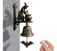 Bell des commerçants, Sonnette d'anneau Manuel extérieur sur Le thème du Teckel, métal Mural Antique, décoration de Maison Vintage, Installation Facile, pour Le Porche, Jardin, Magasin, Restaurant