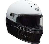 Bell Eliminator Carbon Diverge, casque intégral XL Blanc/Noir Blanc/Noir